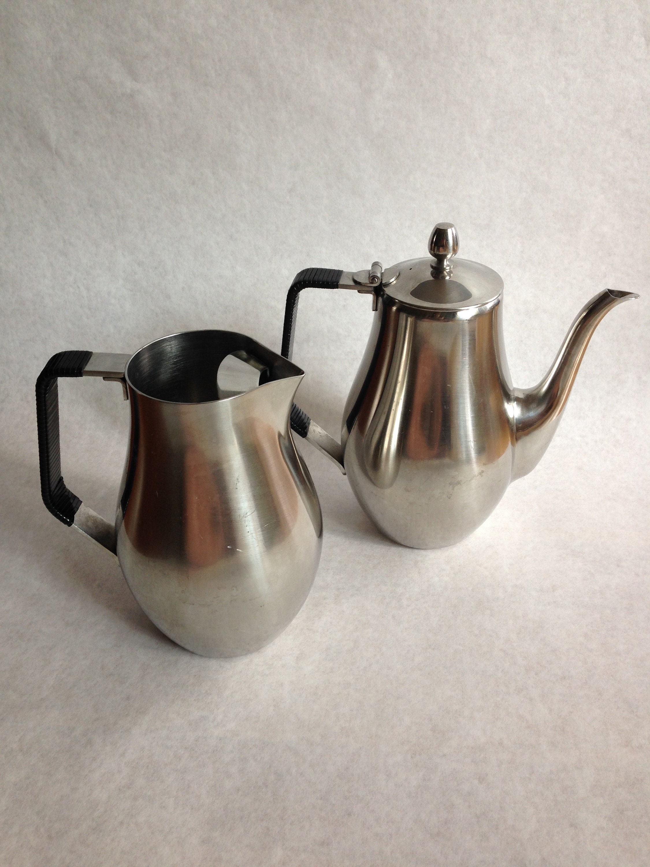 Vintage Reed Barton 18/8 stainless coffee pot/teapot and Etsy