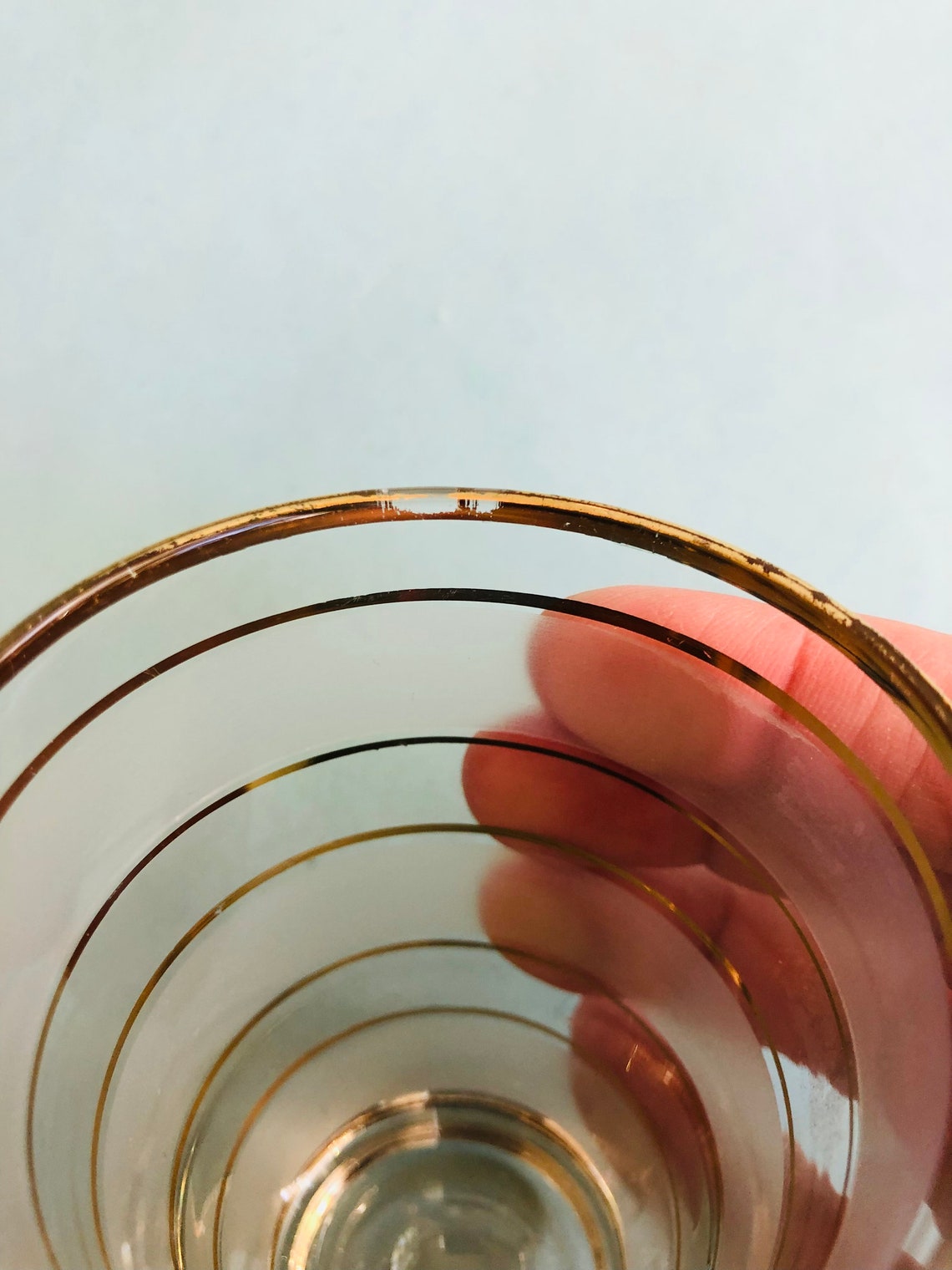 Vintage Etched Juice Glasses Vintage Aperitif Glasses MCM Etsy