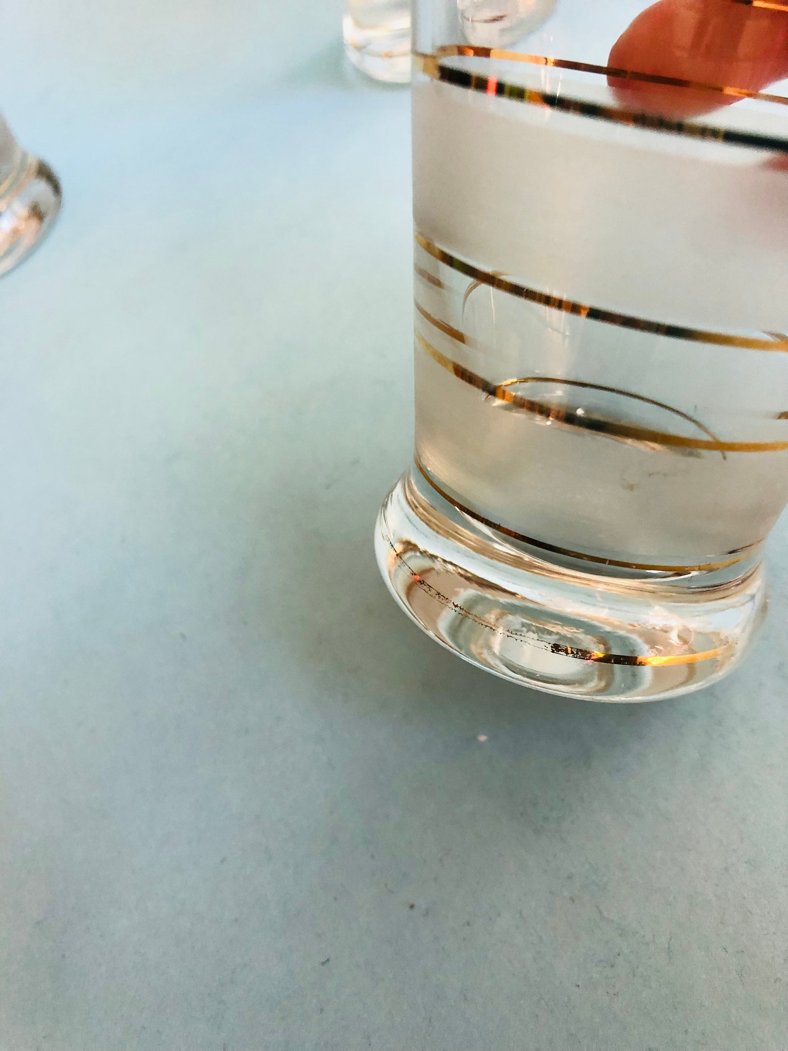 Vintage Etched Juice Glasses Vintage Aperitif Glasses MCM Etsy