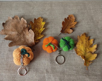 Pumpkin keychain