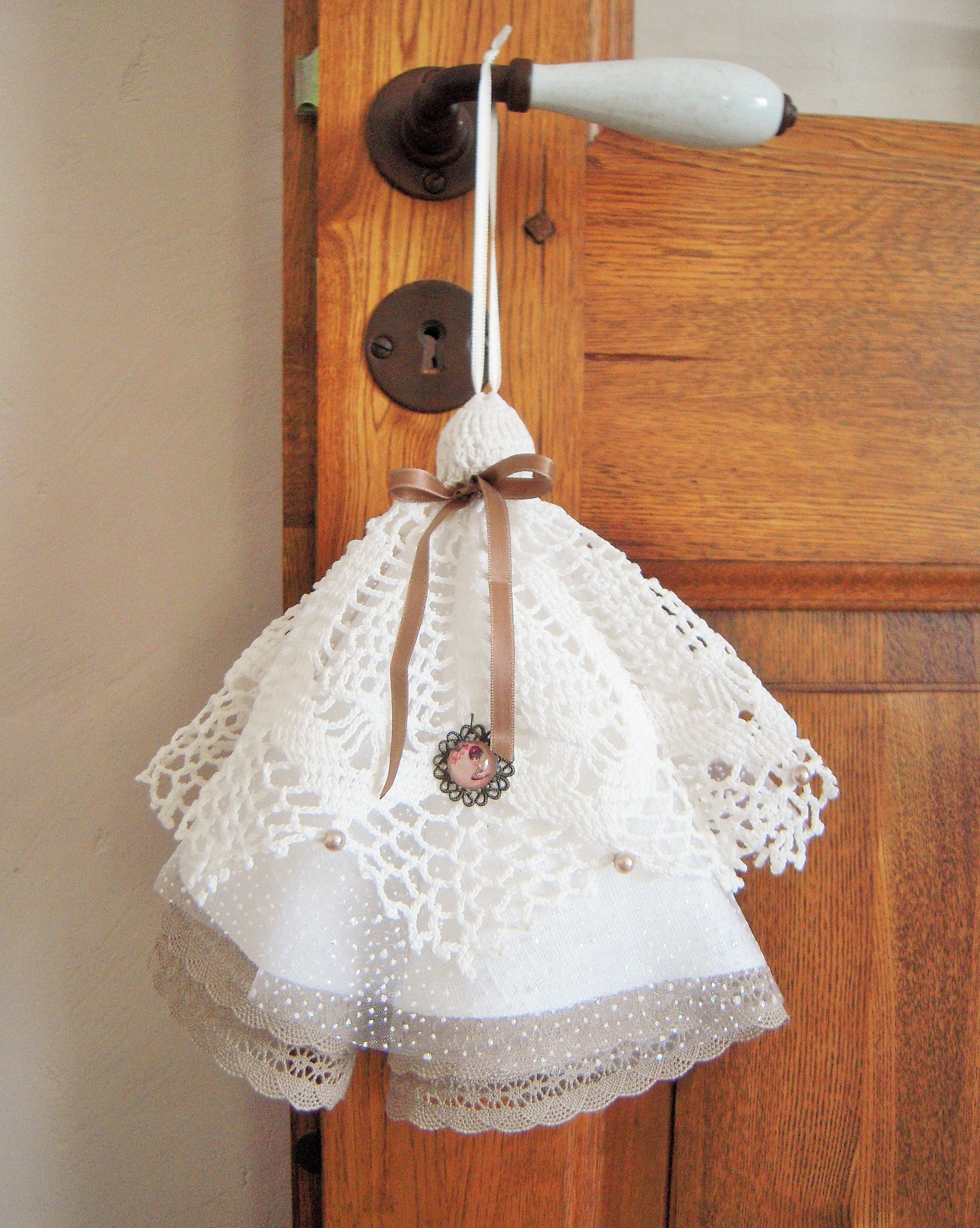 Pompon de Porte Romantique, Esprit Shabby