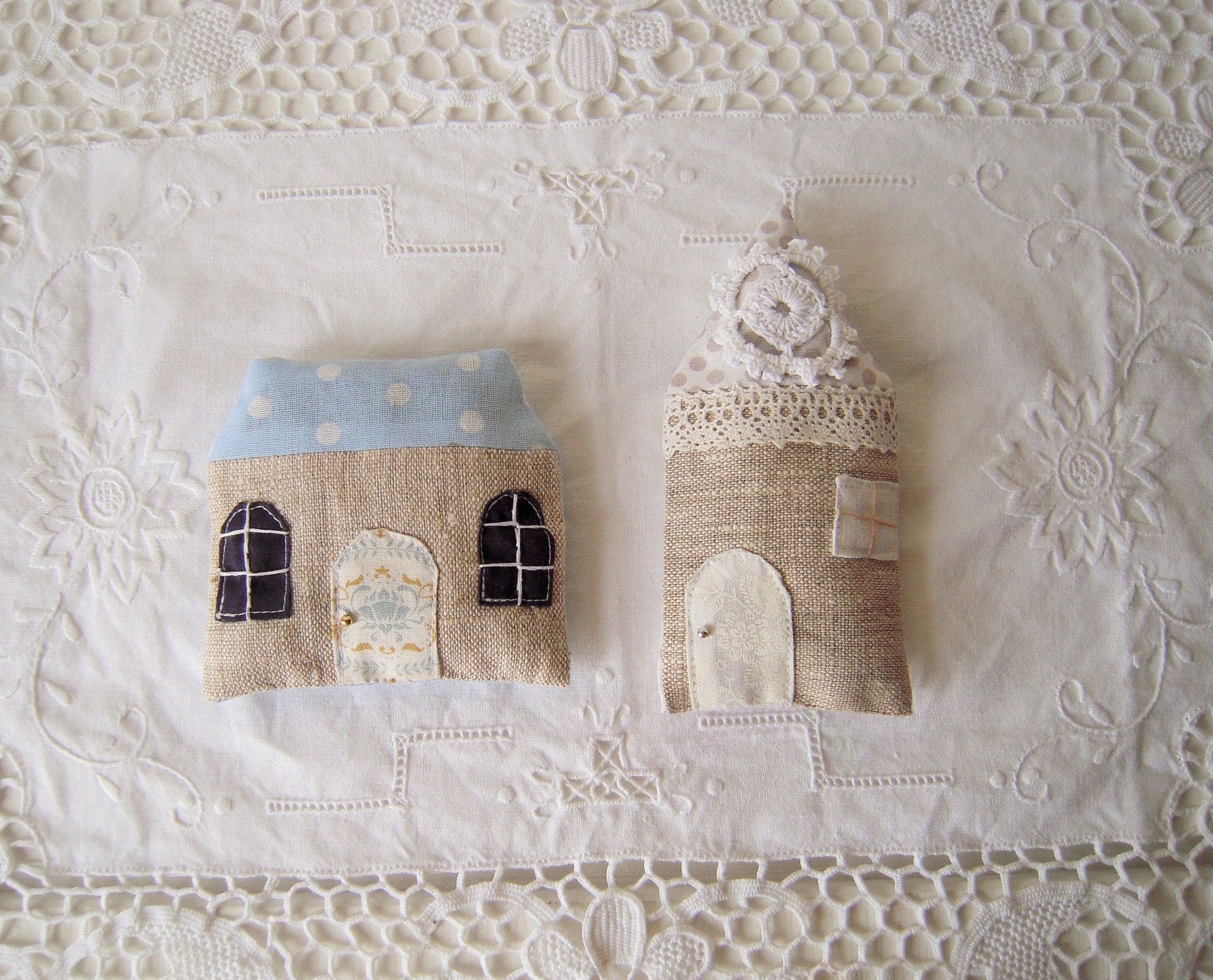 Sachets de Lavande, Lot Deux, Thème Hiver