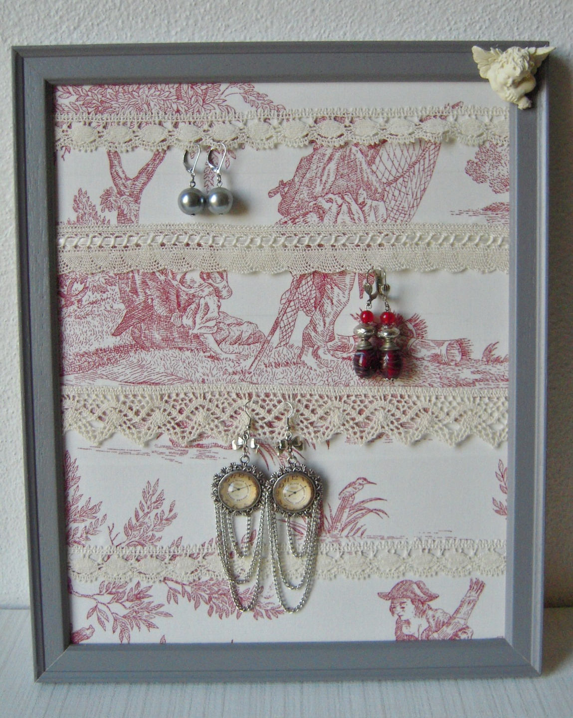 Tableau/Cadre, Présentoir à Boucles d'oreilles