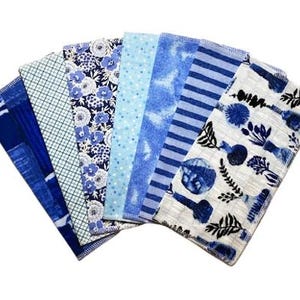 Handkerchief Womens, Ladies Handkerchiefs, Set of 7, Flannel Handkerchiefs, Reusable Tissues, Paperless Hankies, Womens Handkerchief  W100