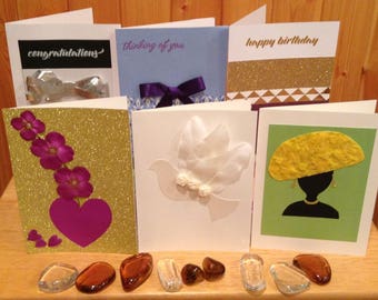 Tarjetas hechas a mano con color audaz / cumpleaños / boda / animación / felicitaciones / día de la madre / simpatía / dolor / papel / hecho a mano / personalizado