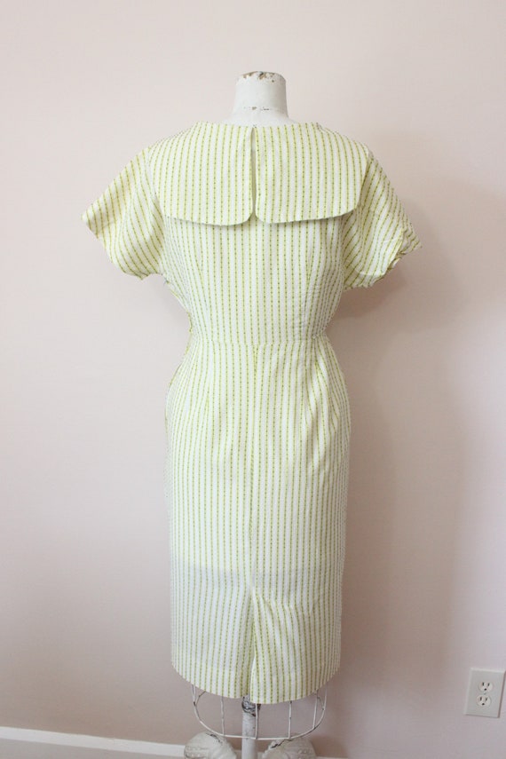 1940s Swiss Yard cotton dress | 1940s yellow dott… - image 9