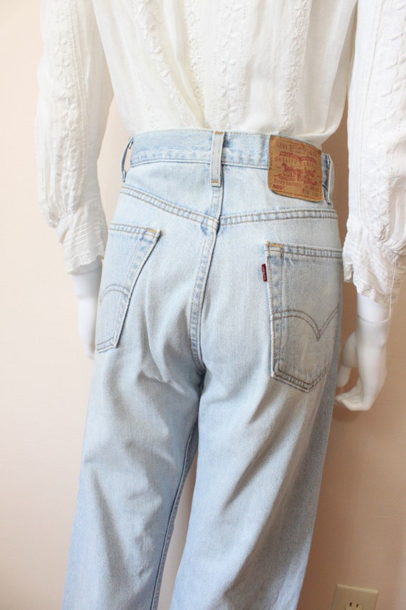 Faded Levi’s 505 jeans | 1990s faded grunge light… - image 8