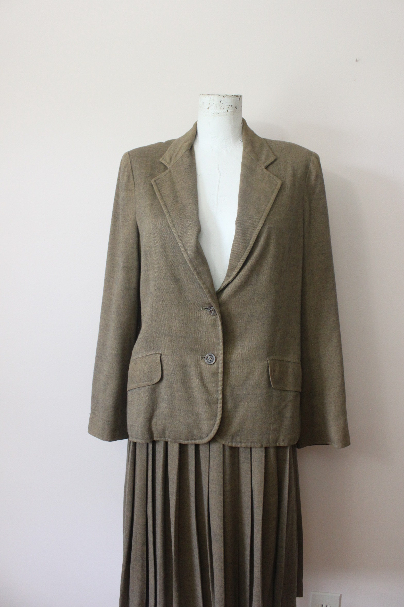 1950s 60s Milgrim Cashmere Dress Suit 50s Milgrim Brown - Etsy