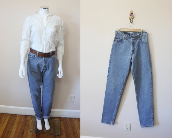 levis 550 high waisted jeans