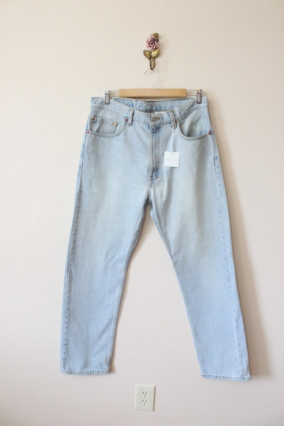 Faded Levi’s 505 jeans | 1990s faded grunge light… - image 4