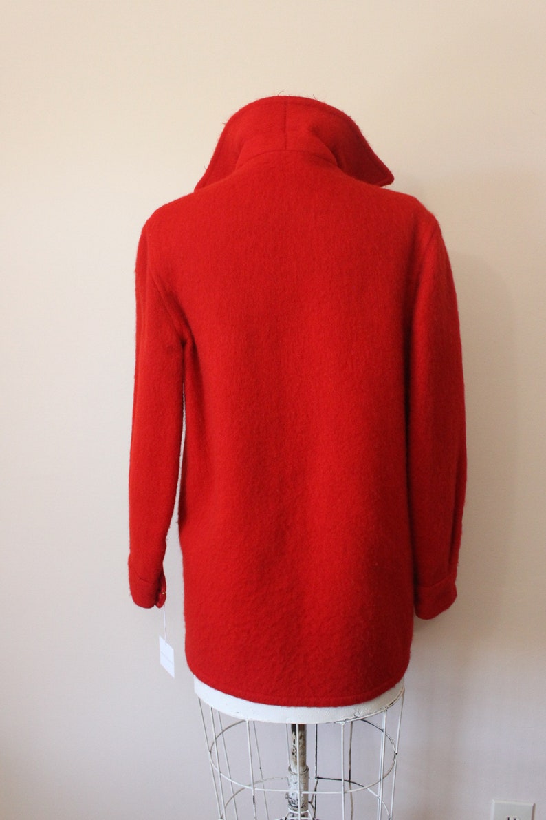 Hudson Bay Mackinaw Coat 1940s Red Wool Unisex Winter Etsy