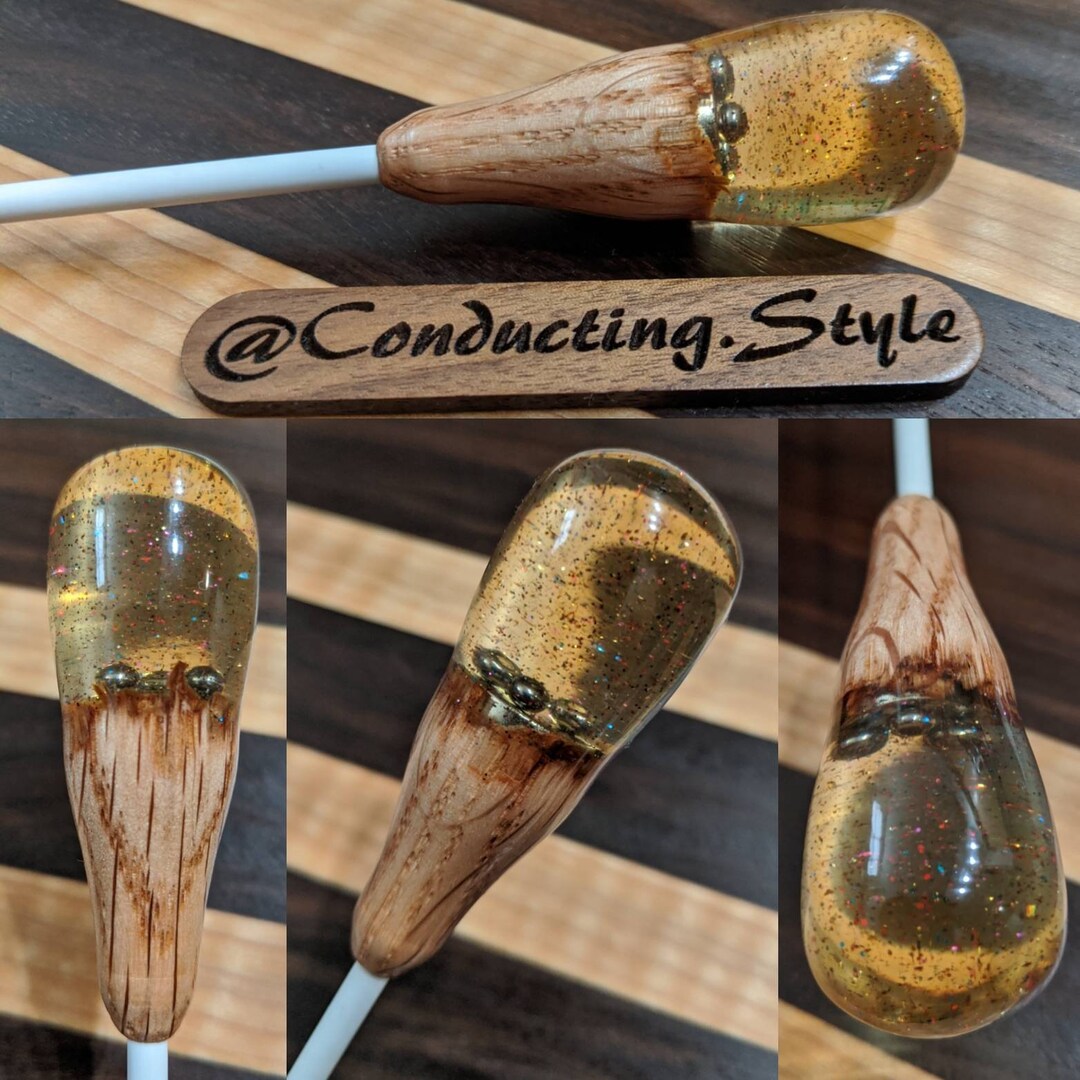 Party of Three Handmade Conducting Baton Etsy