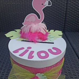 Urne flamant rose flamongo Bild 1