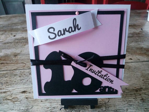 Faire Part Anniversaire 18 Ans Personnalisables Etsy