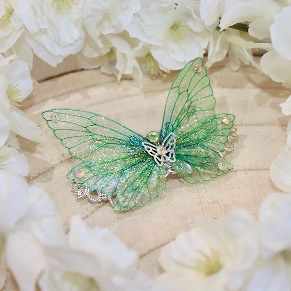 Butterfly Hair Clip Etsy
