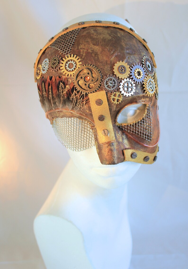 costume halloween Steampunk mask carnival fantastic