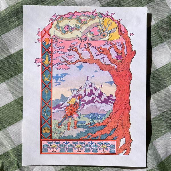 TOTK Risograph Print