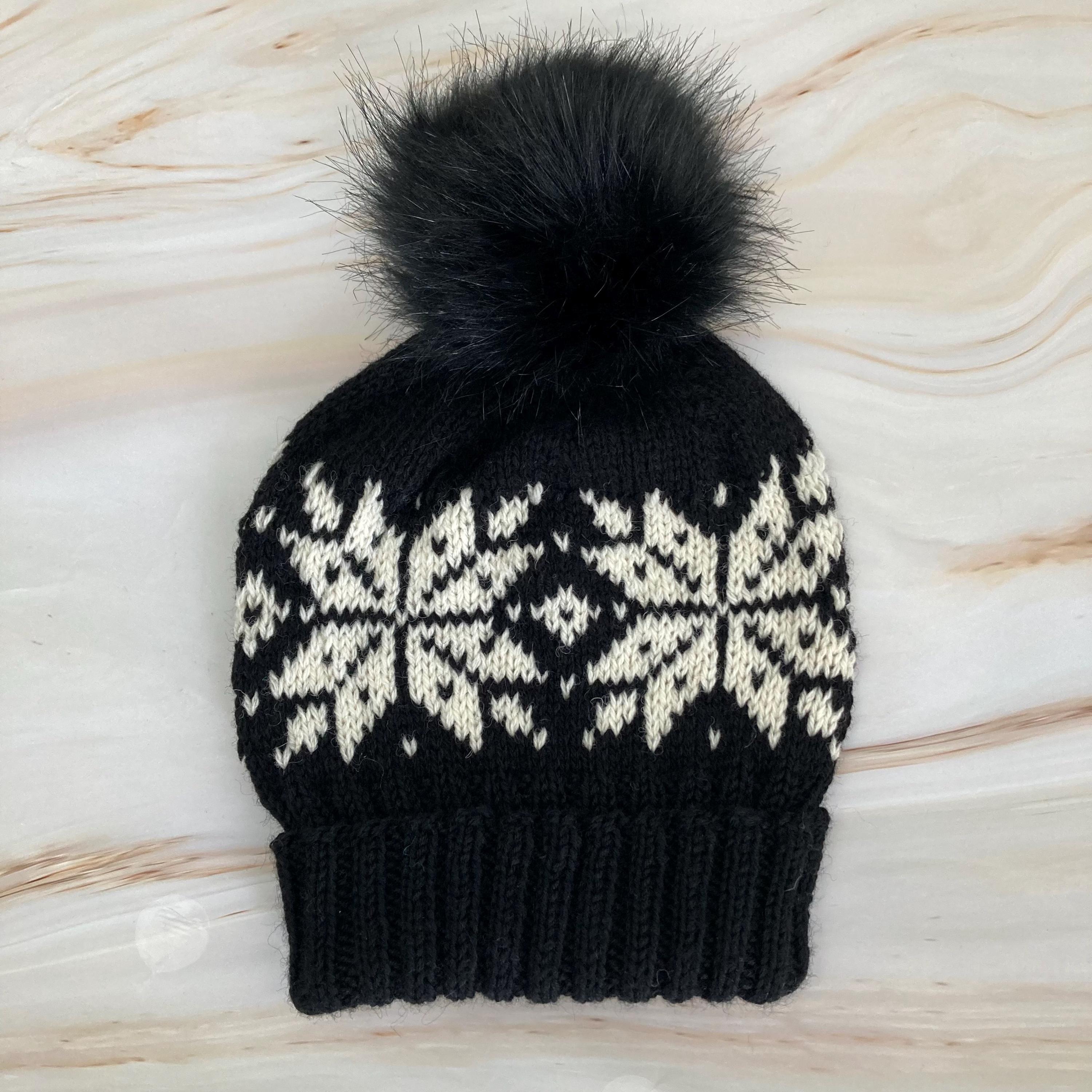 Selbu Hat Knitting Pattern Only, Star, DK Sport Aran Worsted Weight ...