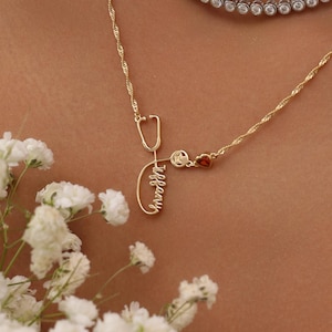 Custom Stethoscope Necklace with Heart Birthstone by CodeBlue Jewelry – Medical Jewelries Gift for Nurses & Doctors – RN Graduation Gifts