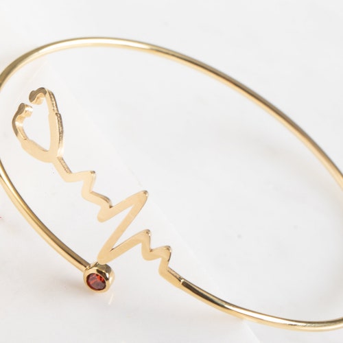 Stethoscope Name Bracelet. Nurse Necklace. Medical Student Etsy