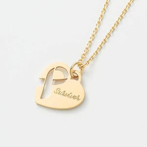 Personalized Name Necklace | Cancer Awareness | Breast Cancer Survivor Necklace| Custom Sympathy Gift |Memorial Jewelry| Mother&#39;s Day Gifts