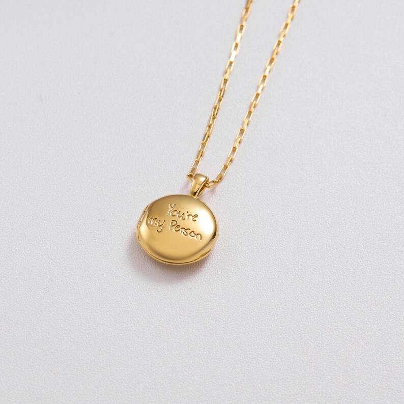 Custom Name Locket Necklace by Codeblue Jewelry | Circle Florals ...