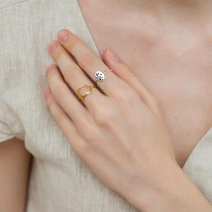 Dog Nose Print Ring | Pets Paw - Ears Rings | Gift for Pet Lover | Mother's Day - Christmas Gifts image 9