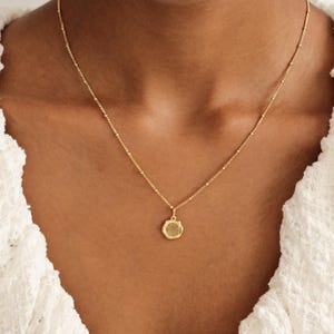 Mini Tag Charm Fingerprint Necklace | Petite Charms Necklaces | Wedding | Mother's Day - Christmas Gifts Bild 9