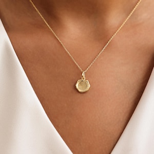 Mini Tag Charm Fingerprint Necklace | Petite Charms Necklaces | Wedding | Mother's Day - Christmas Gifts Bild 8