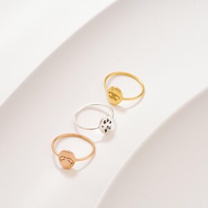 Dog Nose Print Ring | Pets Paw - Ears Rings | Gift for Pet Lover | Mother's Day - Christmas Gifts image 10