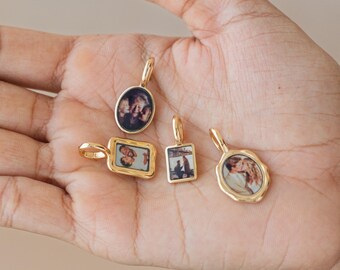 Clip on Photo Frame Pendant