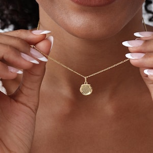 Detailed Pet Nose Print PETITE Necklace By CodeBlue Jewelry | PetNose Mini Charm | Memorial Gift | Christmas Gifts