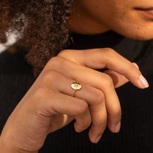 Dog Nose Print Ring | Pets Paw - Ears Rings | Gift for Pet Lover | Mother's Day - Christmas Gifts image 3