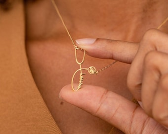 Custom Name Stethoscope Necklace | Medical Student Gift | Nurse - Doctor | Graduation - Mother's Day Gifts