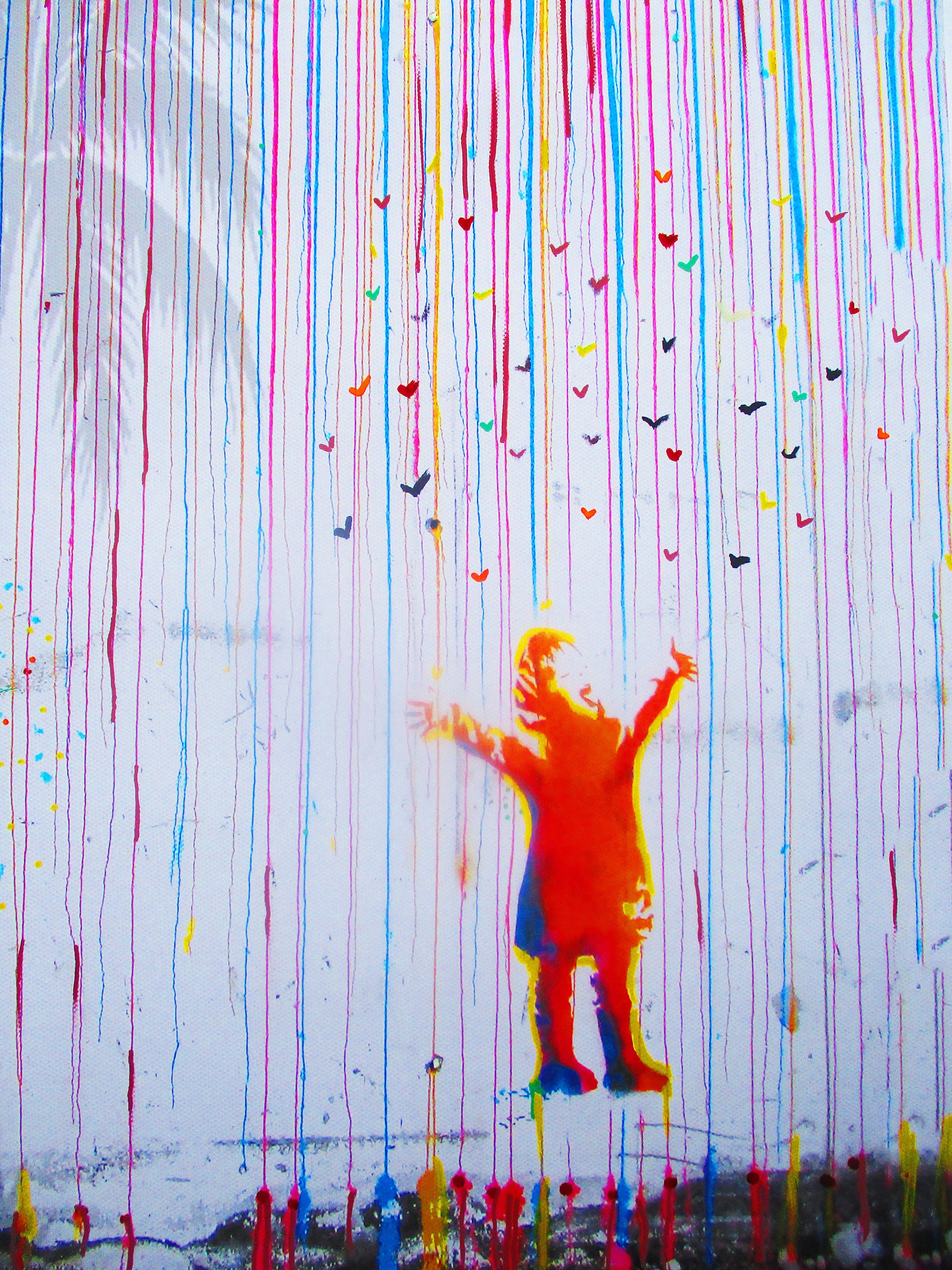 Original Massive 75 joy of life street art graffiti Etsy