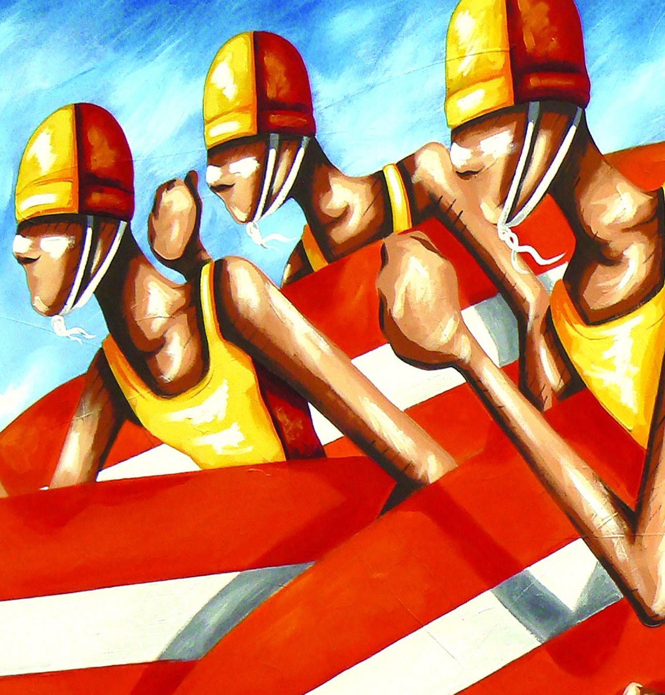 fiji art print beach island painting by Andy Baker Limited coa signed