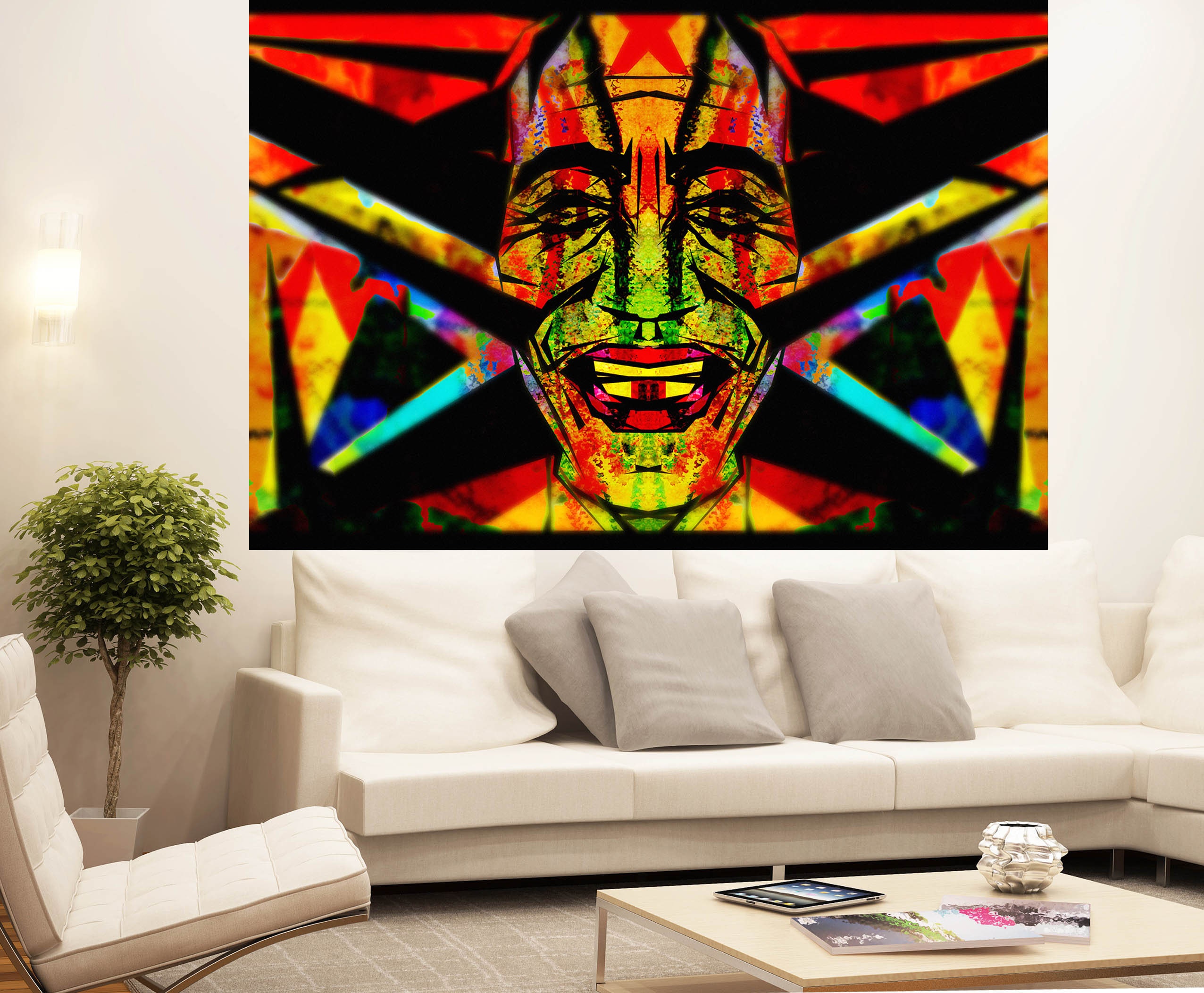 A0 SUPER SIZE CANVAS STREET ART GRAFFITI PRINT urban BANKSY wall decor