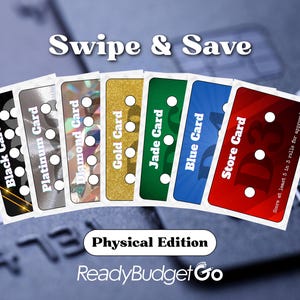 SWIPE & SAVE Credit Card Dice Based Savings Challenge Game PHYSICAL Edition