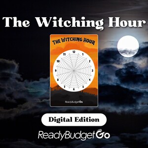 The WITCHING HOUR 4x6 Halloween Summerween Dice Savings Challenge DIGITAL Edition