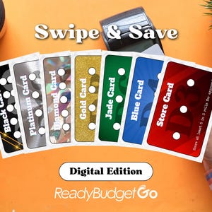 SWIPE & SAVE Credit Card Dice Based Savings Challenge Game DIGITAL Edition