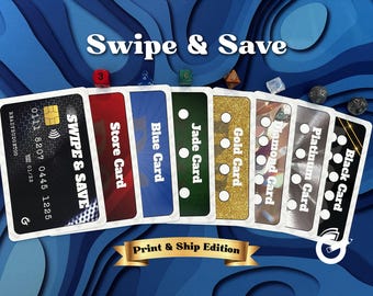 SWIPE & SAVE Credit Card Dice Based Savings Challenge Game