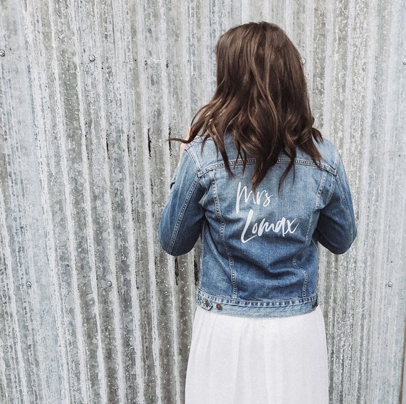 denim bride jacket