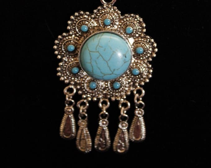 Dreamcatcher Pendant Necklace Set; Southwestern Dreamcatcher Necklace Set; Dreamcatcher Necklace Set