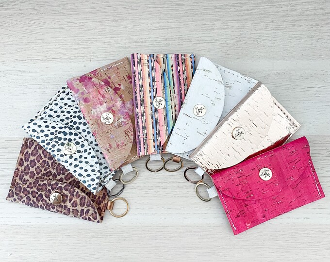 Cork & Leather Card Holder