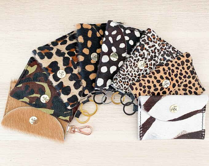 Cowhide Card Holder
