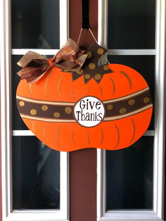 Fall Door Hanger Autumn Door Hanger Pumpkin Door Hanger Fall Decor