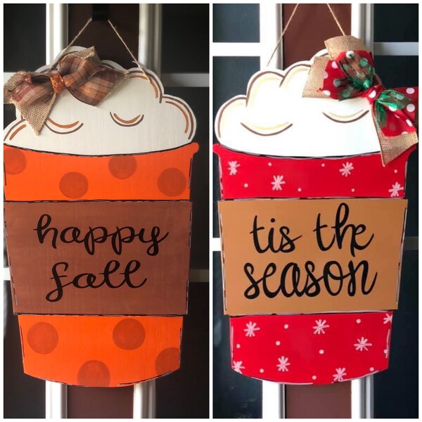 Seasonal Door Hanger Etsy