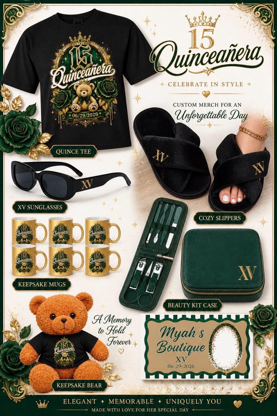 Quinceanera Merch Bundle - Etsy