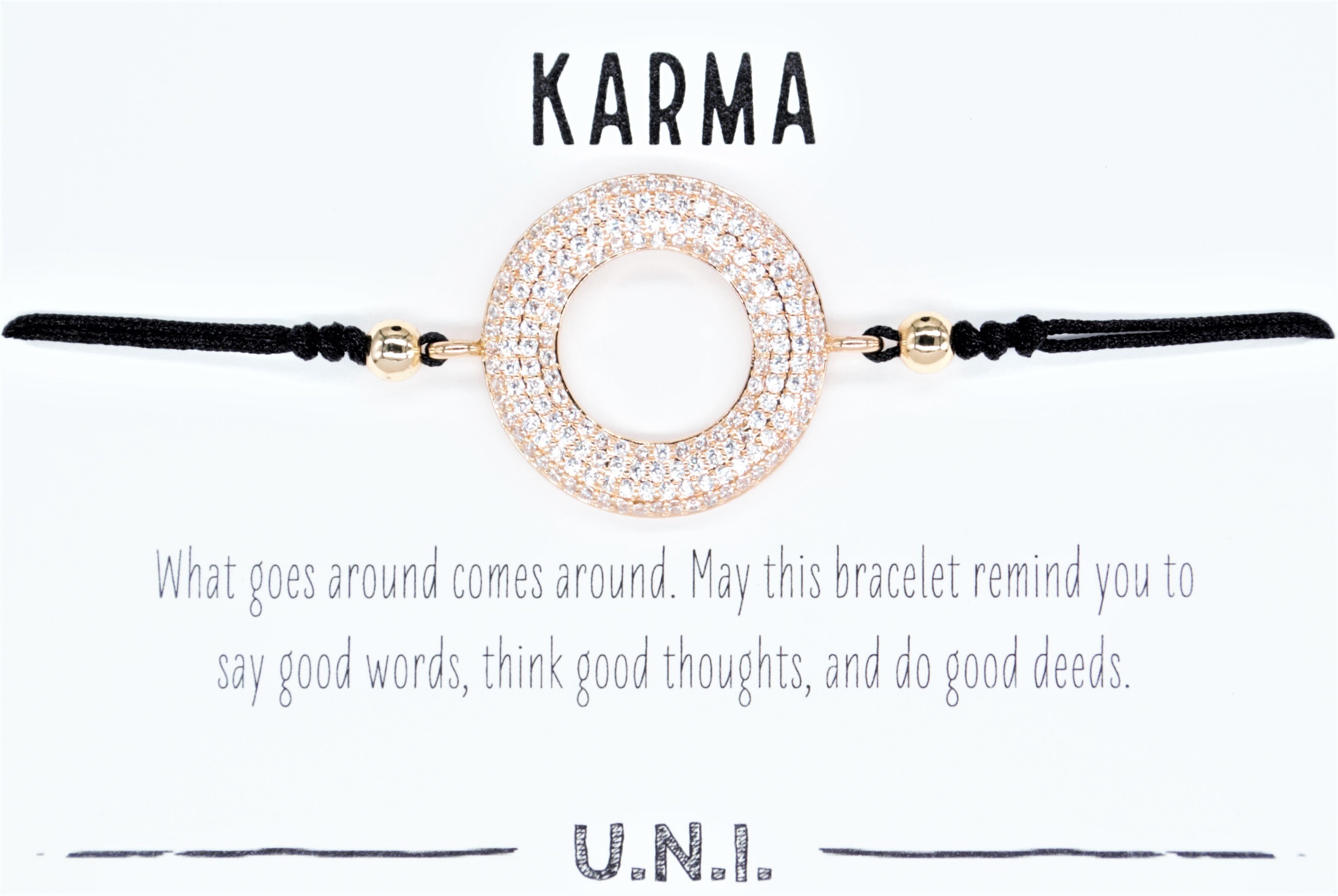 Karma Bracelet Good Deeds Gift for Her Women Wife Best Etsy