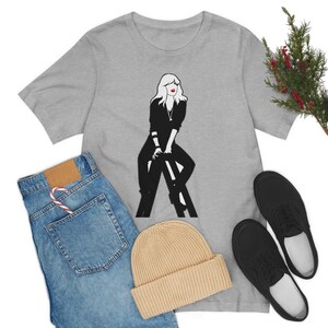 Grease 2 Unisex Jersey Short Sleeve Tee Michelle Pfeiffer Stephanie Zinone Cool Rider - Ships from the US afbeelding 4
